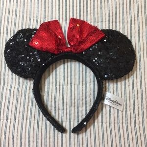 Disney Sequin Minnie Mouse Ears Headband